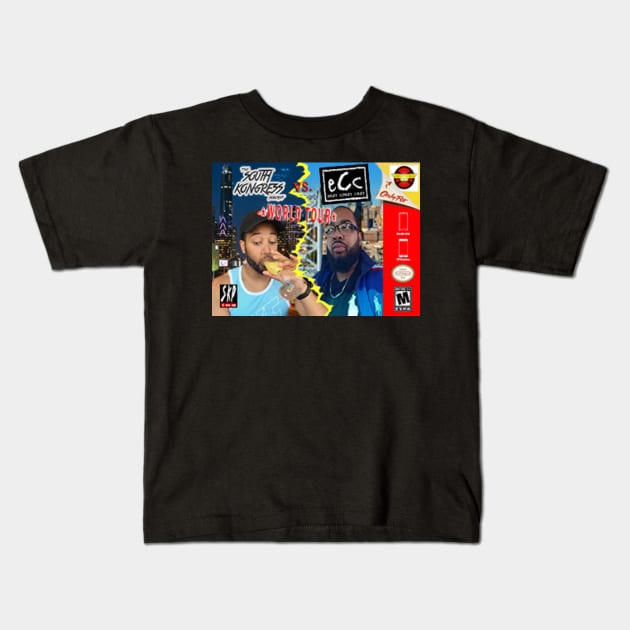 SKP vs. ECC: World Tour Kids T-Shirt by ceehawk